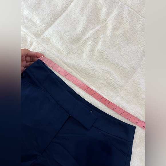 White House Black Market Dark Blue Flare Pants size 2S - Picture 9 of 11